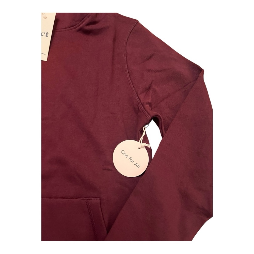 PACT Unisex Raisin One For All Hoodie - Picture 4 of 4